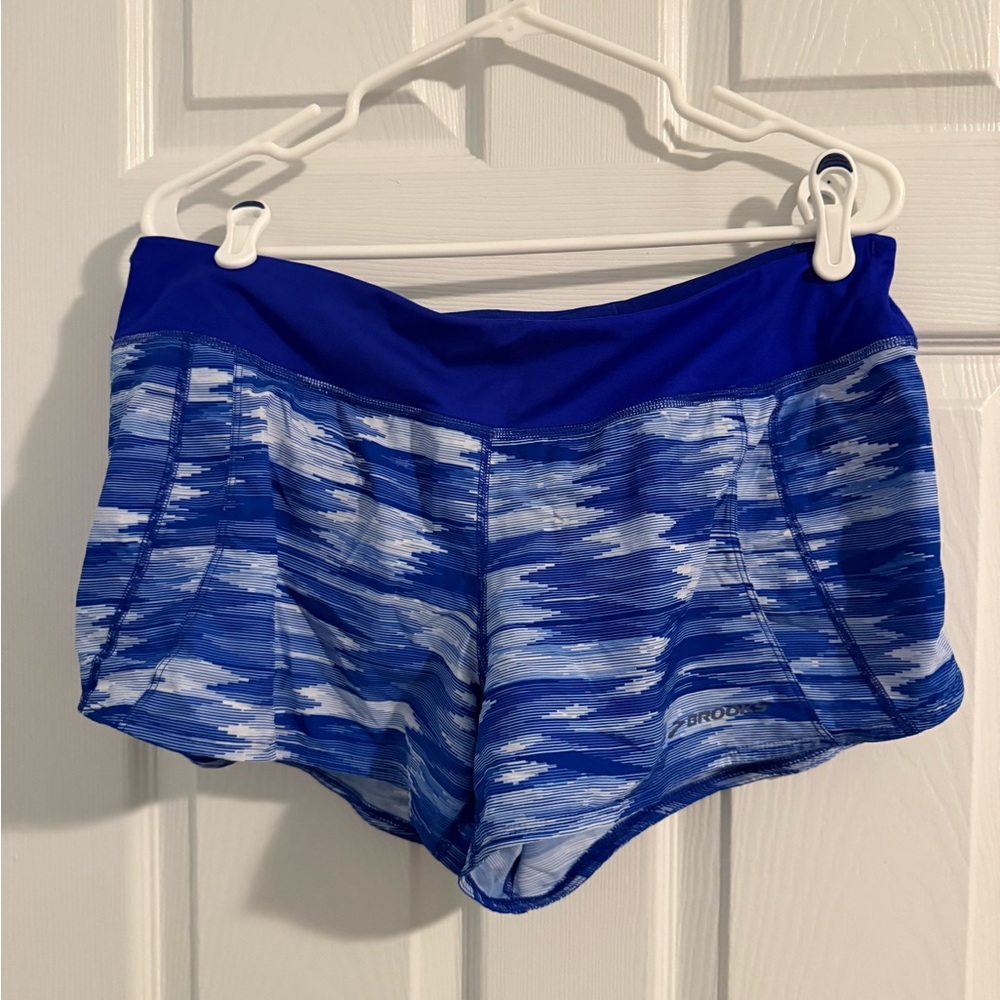 Brooks Vibrant Blue Athletic Shorts